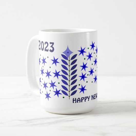 CADEAU DE MUG DE NOUVELLE ANNÉE 2023 HEUREUX TOUT  (Devant gauche)