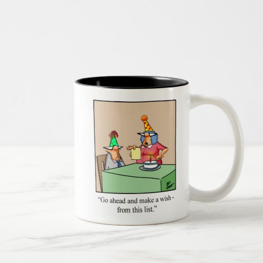 Cadeau De Mug Humour Anniversaire Pour Lui (Droit)