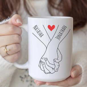 Cadeau de mug personnalisé pour la Saint-Valentin