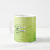 Cadeau de Mug pour le 24e anniversaire de rétablis (Devant gauche)