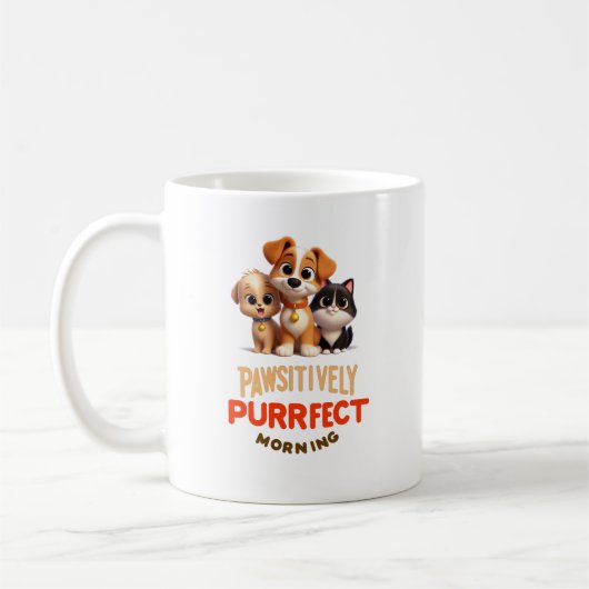 Cadeau de Mug pour les amoureux des animaux de com (Gauche)