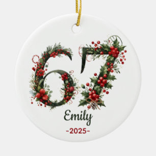 Cadeau de Noël 67, Ornement personnalisé pour enfa