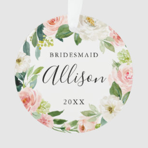 Cadeau de Noël à Bridesmaid Porte-parole floral