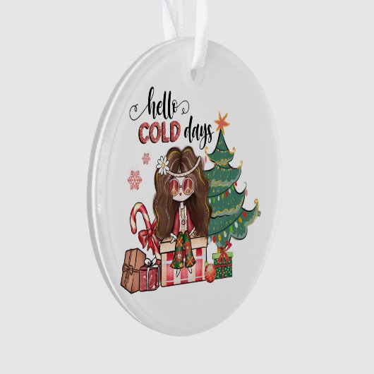 Cadeau de Noël Bonjour Jours Froids (devant)