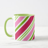 Cadeau de Noël Candy Stripes Café Mug (Gauche)
