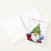 Cadeau de Noël Carnet Happy Gnome avec cadeaux (Intérieur)