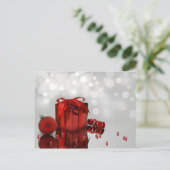 Cadeau de Noël - Carte postale (Debout devant)