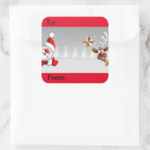 Cadeau de Noël étiquettes (Sac)