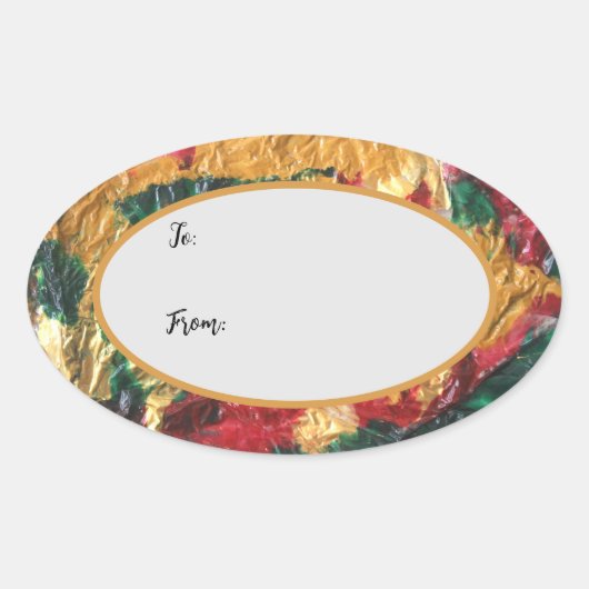 Cadeau de Noël étiquettes (Devant)