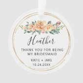 Cadeau de Noël Floral Bridesmaid | Bridesmaid (devant)