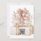 Cadeau de Noël le plus doux Fille Invitation de Ba (Dos)