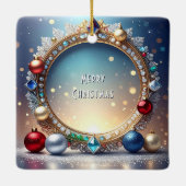 Cadeau de Noël Ornement de Noël (Dos)