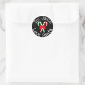 Cadeau de Noël personnalisé du Étiquette Père Noël (Sac)