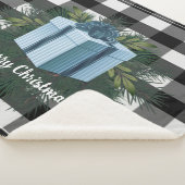 Cadeau de Noël Plaid Buffalo | Vacances bleues (3/4)