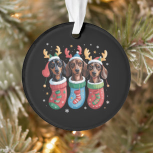 Cadeau de Noël pour amateur de chien Dachshund Vac