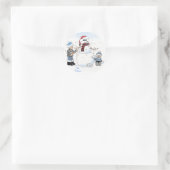 Cadeau de Noël pour enfants étiquette : À :, De : (Sac)