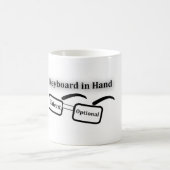 Cadeau de Noël pour geek de l'informatique Tasse (Centre)