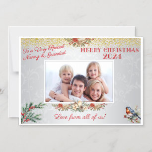 Cadeau de Noël pour grand-parents Magnet