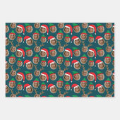 Cadeau de Noël Trois photos sur mesure Feuilles d' (Devant 2)