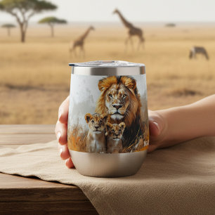 Cadeau de nom de safari de lionceaux personnalisé