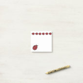 Cadeau de notes post-it de bloc-notes Coccinelles (Sur un bureau)