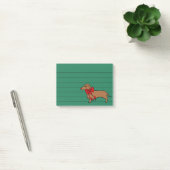 Cadeau de notes post-it de teckel de Noël (Bureau)