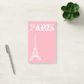 Cadeau de notes post-it Paris rose pour fille (Bureau)