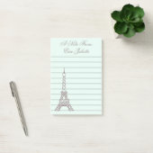 Cadeau de notes Post-it personnalisées Tour Eiffel (Bureau)