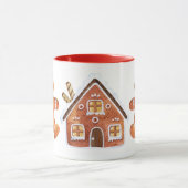 Cadeau de pain de gingembre de Noël Tasse à café à (Centre)