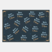 Cadeau de papier d'emballage Happy Hanoukka person (Devant 2)