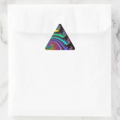 Cadeau de perles Sticker triangle Gay pride arc-en (Sac)