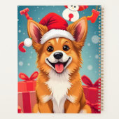 Cadeau de planificateur de chapeau de Noël de chie (Dos)