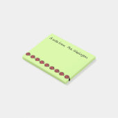 Cadeau de Post-It Ladybugs de l'enseignante (Incliné)