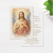 Cadeau de prière de mariage catholique du Sacré-Cœ (Bureau)