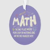 Cadeau de professeur de mathématiques Mathématique (devant)