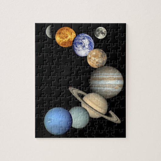 Cadeau de puzzle de l'espace de système solaire de (Vertical)