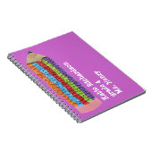 Cadeau de rentrée scolaire - cahier à spirale pers (Côté Droit)