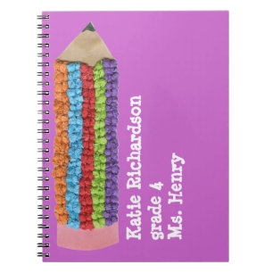 Cadeau de rentrée scolaire - cahier à spirale pers