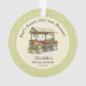 Cadeau de réouverture de marché de mariage Ornemen (dos)