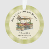 Cadeau de réouverture de marché de mariage Ornemen (devant)