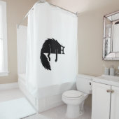 cadeau de rideau de douche pour amoureux de les ch (En situation)