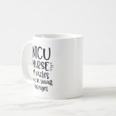 Cadeau de RN LVN de citation de tasse de café (Devant gauche)
