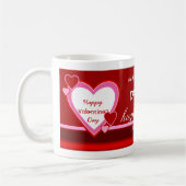 Cadeau de Saint-Valentin - tasse de photo - papa (Gauche)