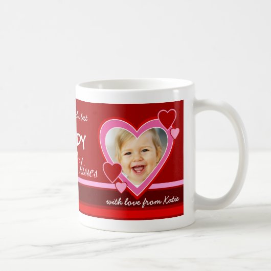 Cadeau de Saint-Valentin - tasse de photo - papa (Droite)