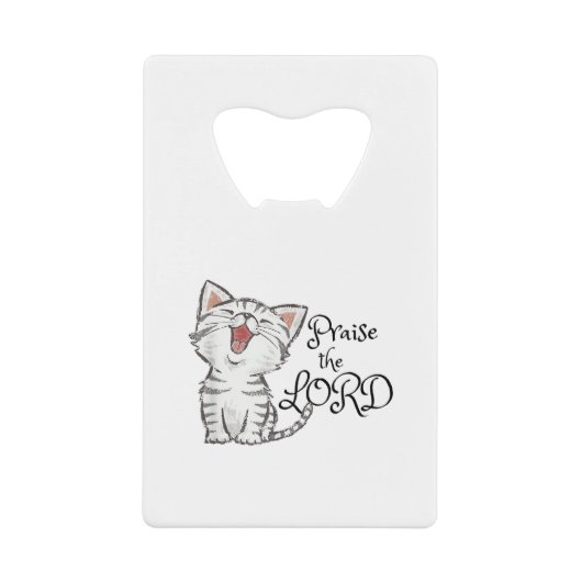 cadeau de scripture chrétienne avec un chat mignon (Devant)