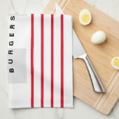 cadeau de serviette de cuisine rétro du milieu du  (Quart Plié)