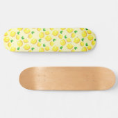 Cadeau de skateboard de citrons jaunes (Horz)