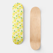Cadeau de skateboard de citrons jaunes (Recto)