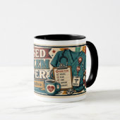 Cadeau de soignant infirmière Tasse de soins infir (Devant droit)