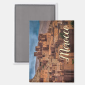 Cadeau de souvenir aimant Maroc (Recto/Verso)